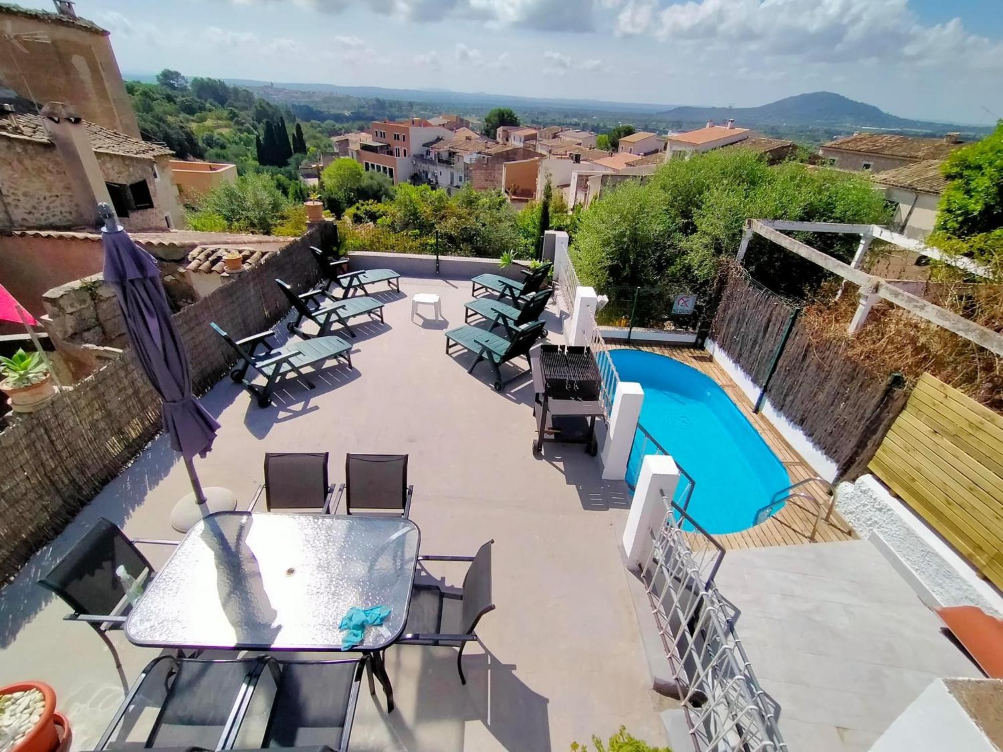 Son MASSANET, con piscina y fantásticas vistas Campanet Exterior foto